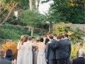 在后院甜蜜，清新优雅的森林婚礼