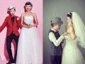 男女反串婚纱照好看吗