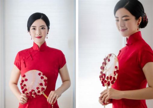 敬酒服发型图片大全2019