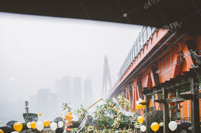 户外暖色系 户外婚礼活动套餐