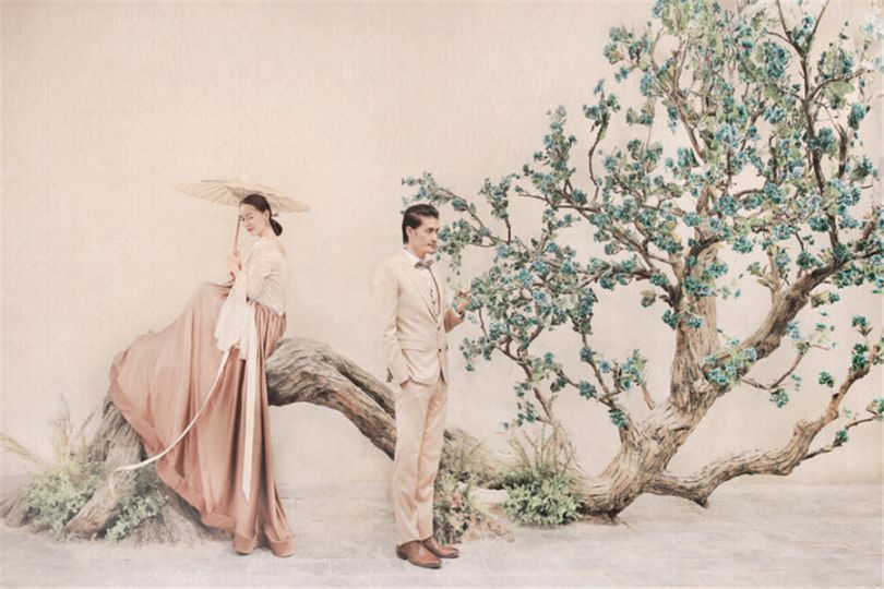 90后婚纱照都在玩什么风格