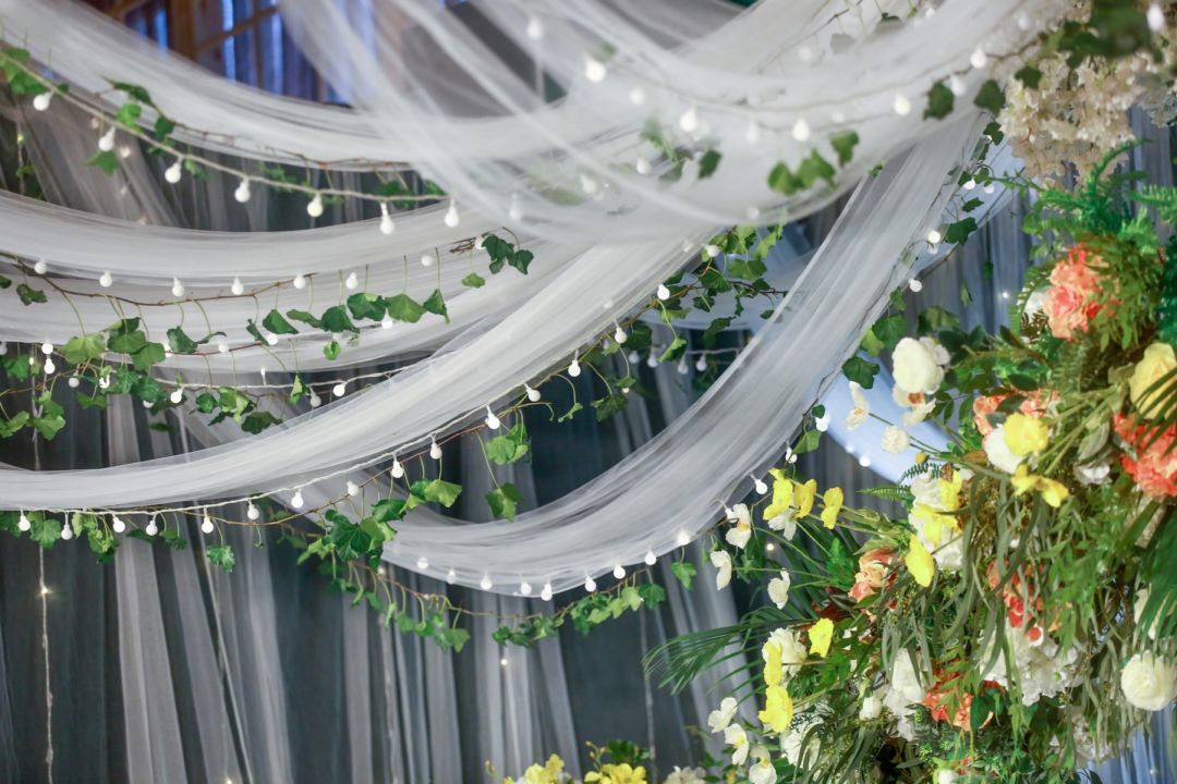 白绿色系婚礼高端定制含人员和布置 婚礼一站式服务无二消
