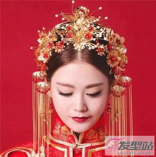 中式新娘发型