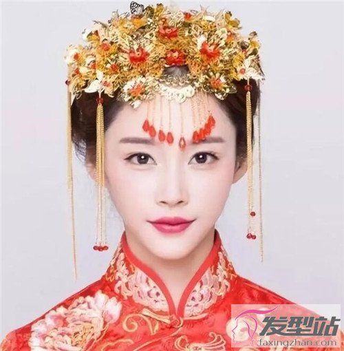 中式新娘发型