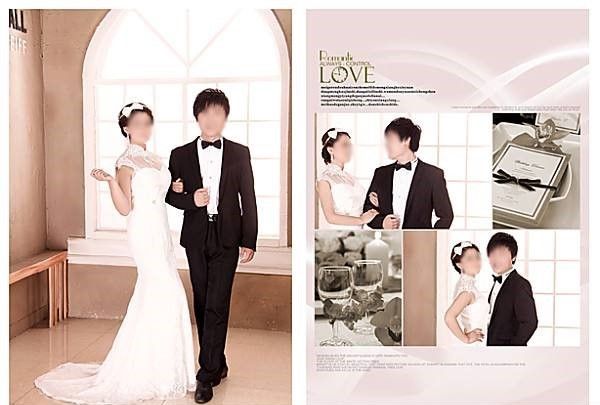 婚纱照相册排版设计  高级排版独家奥秘！