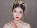 婚礼头饰及发型图片 中式新娘的装扮手册