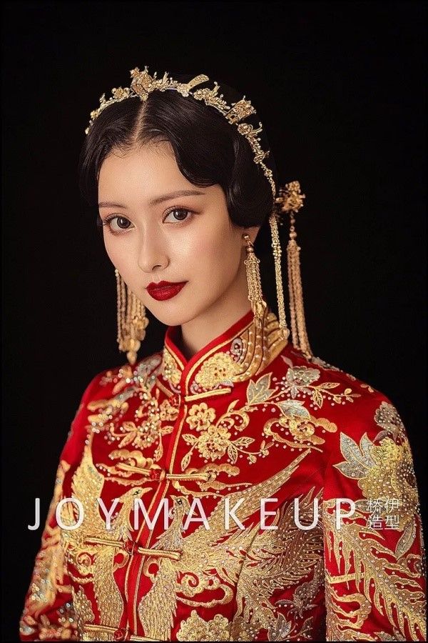 婚纱头饰造型图片大全