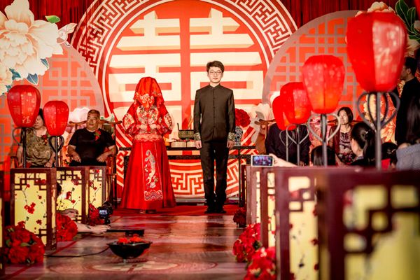 婚礼拜堂词  一拜天地二拜高堂台词