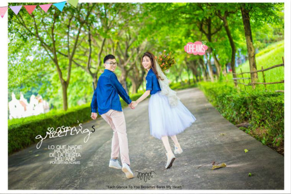 浪漫婚纱照片 拍情侣婚纱照有哪几种选择