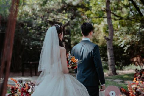 结婚照发型